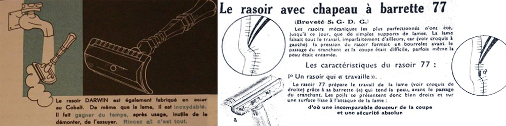 Comparaison Darwin et Leresche 77