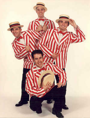 barbershop quartet typique